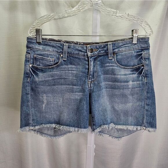 PAIGE Jimmy Jimmy Raw Hem Shorts Size 27 - Picture 3 of 9